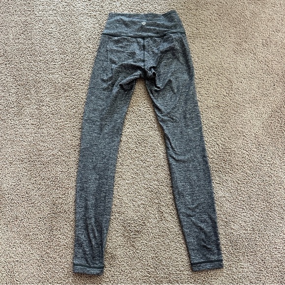 Lululemon Athletica Wunder Under Pants High Rise 31" in Heathered Black sz 4 - Picture 9 of 12